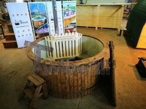 Wood Fired Hot Tub With Polypropylene Lining Vintage Decoration (1)