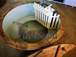 Wood Fired Hot Tub With Polypropylene Lining Vintage Decoration (19)