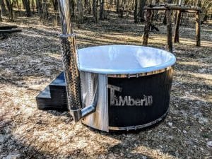 Black Fiberglass Lined Hot Tub With Integrated Burner Wellness Scandinavian (21)
