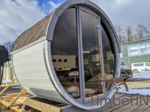 Outdoor sauna small mini for 2 4 persons 16