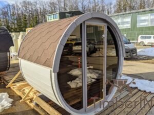 Outdoor sauna small mini for 2 4 persons 21