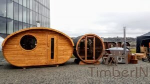 Outdoor sauna small mini for 2 4 persons (38)