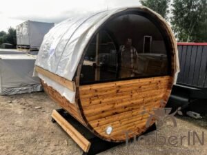 Outdoor sauna small mini for 2 4 persons 41