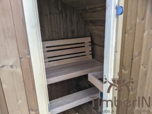 Outdoor sauna small mini for 2 4 persons 8