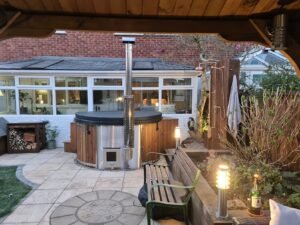Geïntegreerde Houtgestookte Kachel voor Hottub – 30 kW van 316 RVS