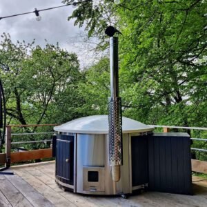 Geïntegreerde Houtgestookte Kachel voor Hottub – 30 kW van 316 RVS