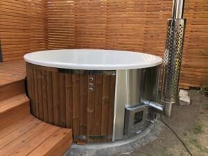 Geïntegreerde Houtgestookte Kachel voor Hottub – 30 kW van 316 RVS