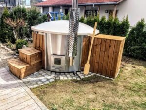 Geïntegreerde Houtgestookte Kachel voor Hottub – 30 kW van 316 RVS