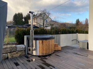 Geïntegreerde Houtgestookte Kachel voor Hottub – 30 kW van 316 RVS