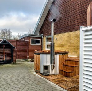 Geïntegreerde Houtgestookte Kachel voor Hottub – 30 kW van 316 RVS